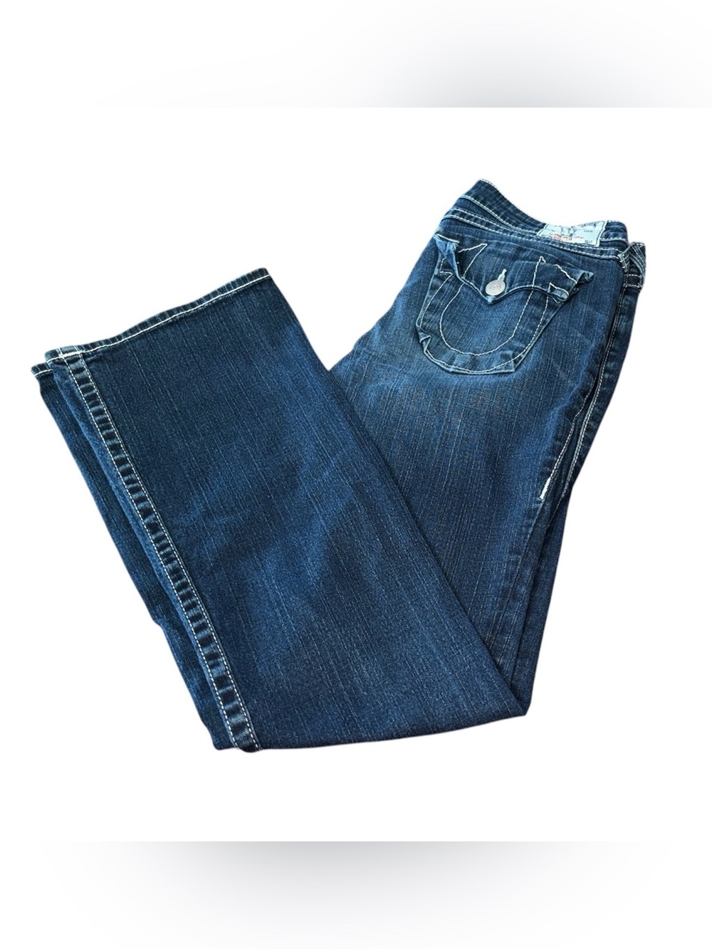 True Religion Dark Blue Flare Jeans